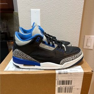 Jordan 3 Sport Blue size 9.5